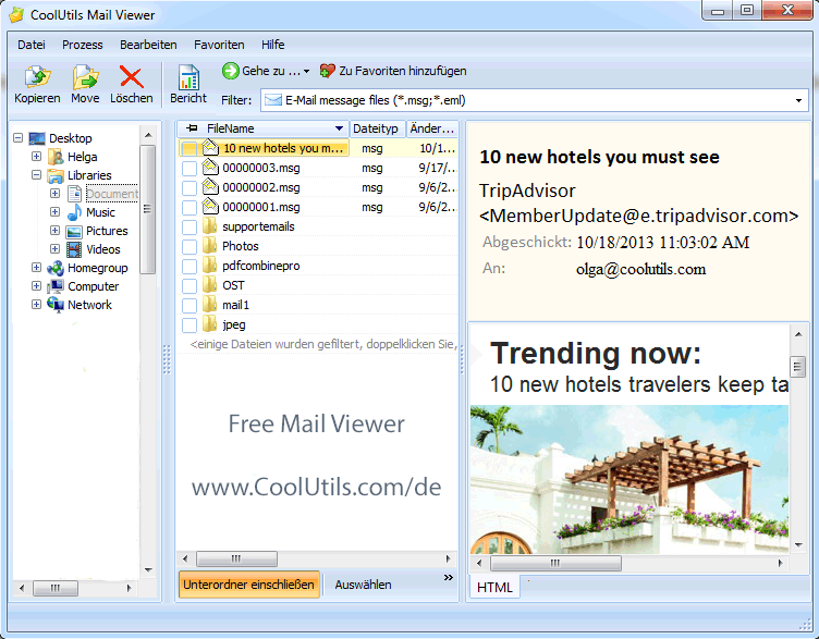 coolutils outlook viewer remove pst file