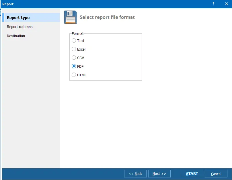 Requesting a conversion report