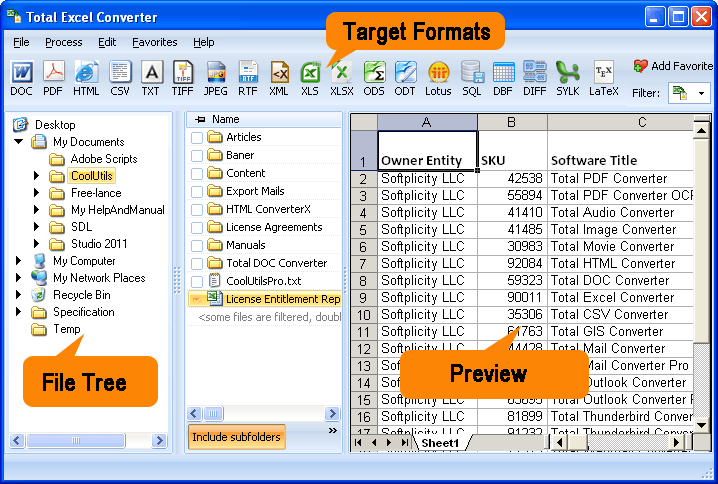 Coolutils Total Excel Converter 7.1.0.63 free download