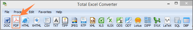 convertisseur excel en pdf