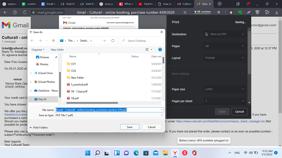Guardar GMail