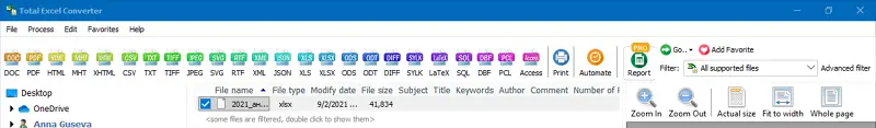 Total Excel Converter