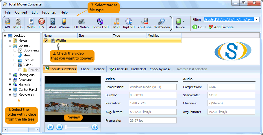 XVID'i MPEG4'e dönüştür