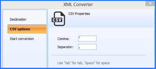 xml to csv online converter free